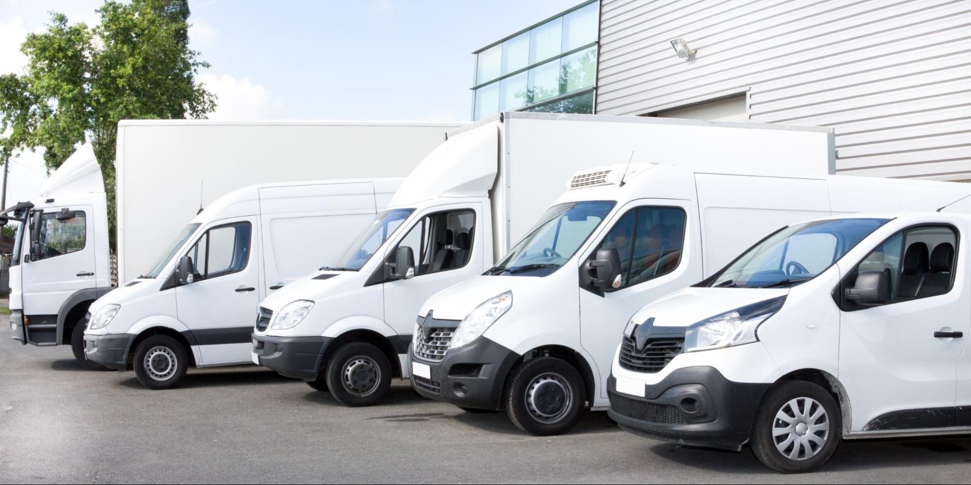 Different types of vehicles used for commercial purposes that are covered by fleet insurance